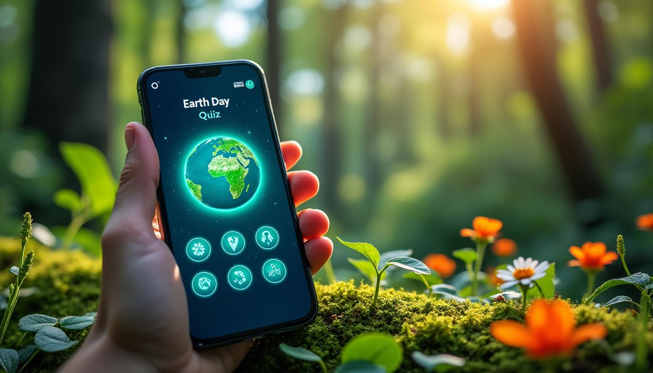 participez au quiz de la journée de la terre et testez vos connaissances environnementales grâce à l’outil interactif de google. apprenez en vous amusant et célébrez la planète !