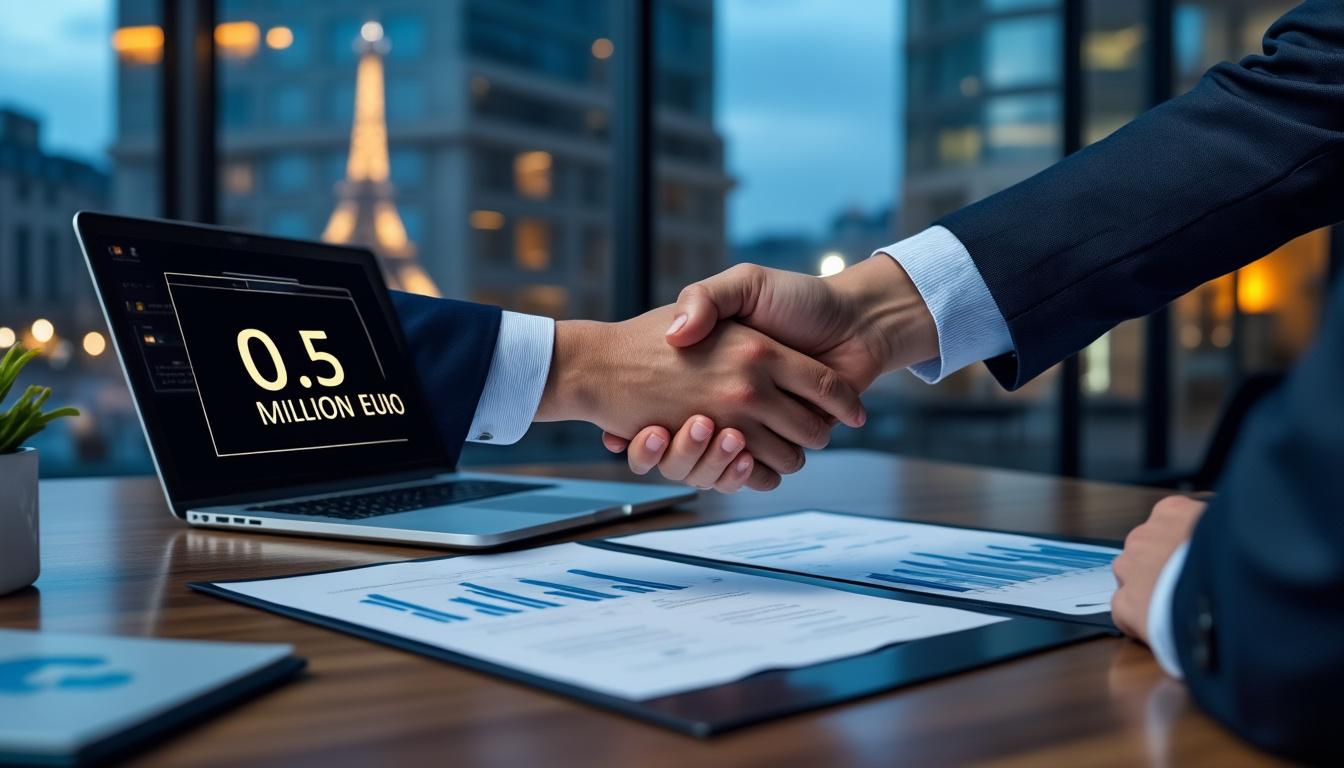 acquisition du fonds de commerce prologue en france, spécialisé dans la dématérialisation, pour 0,5 million d'euros par une société experte du secteur.