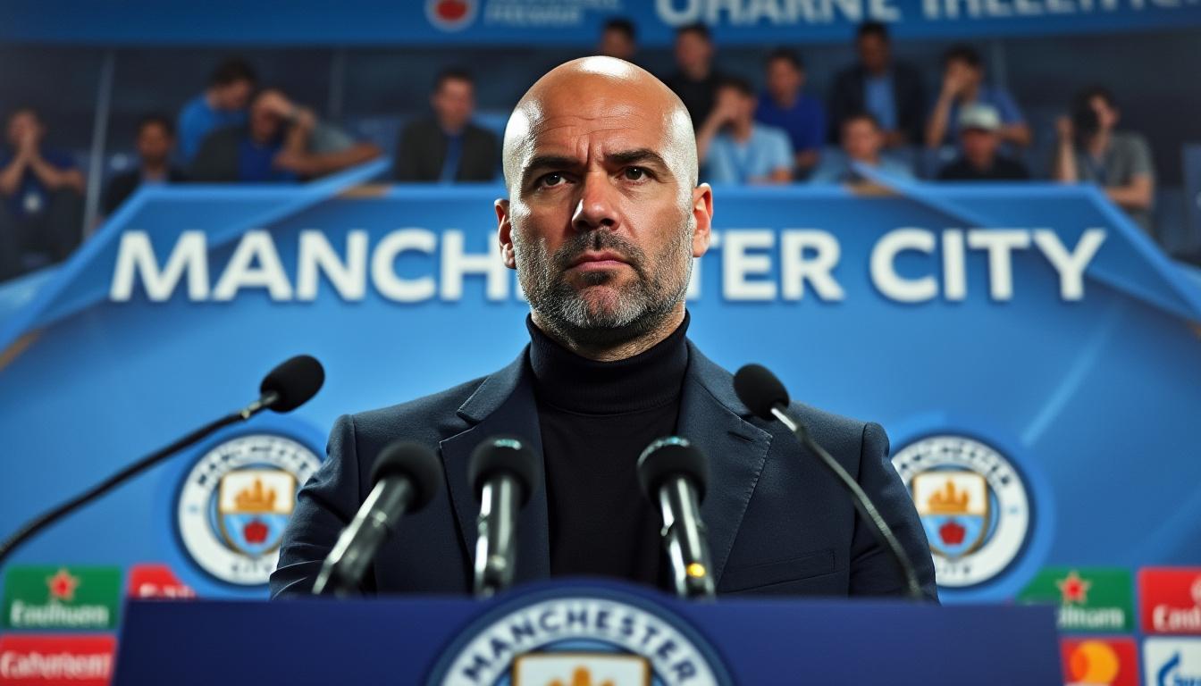 pep guardiola répond aux rumeurs concernant le transfert de marc guehi et révèle la stratégie de manchester city pour renforcer son équipe.