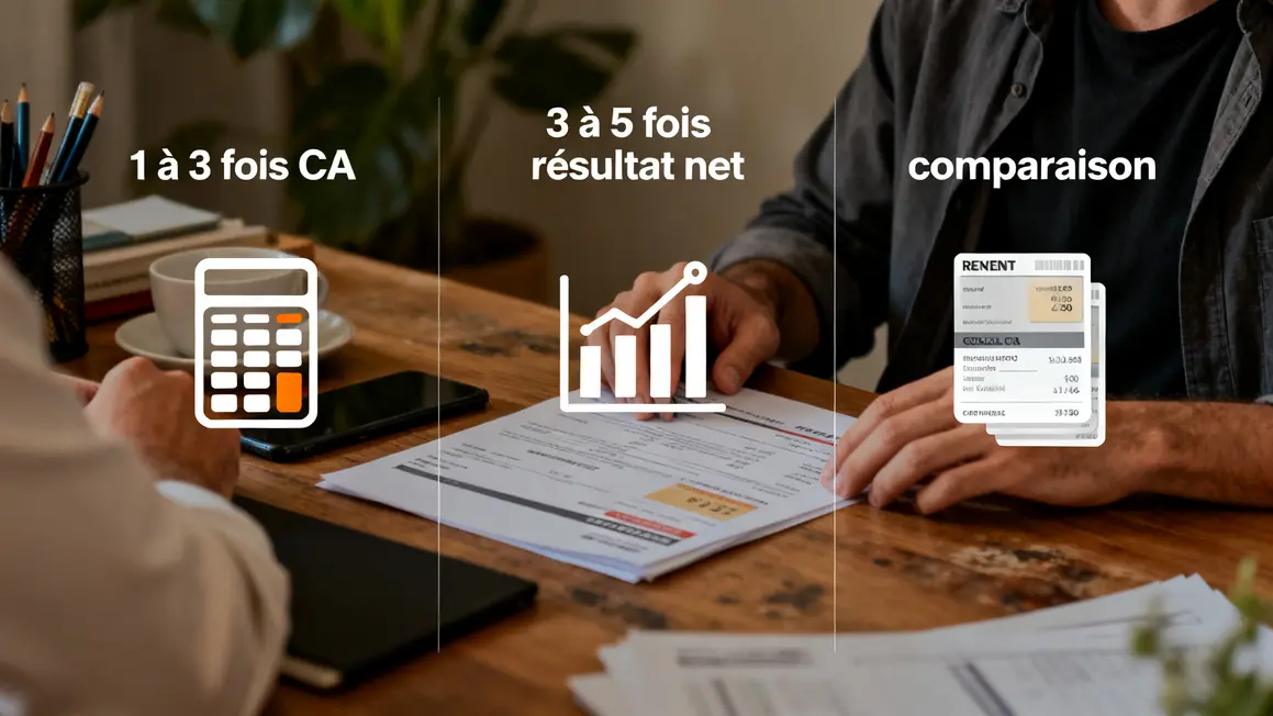 methode evaluation fonds commerce calculatrice graphiques