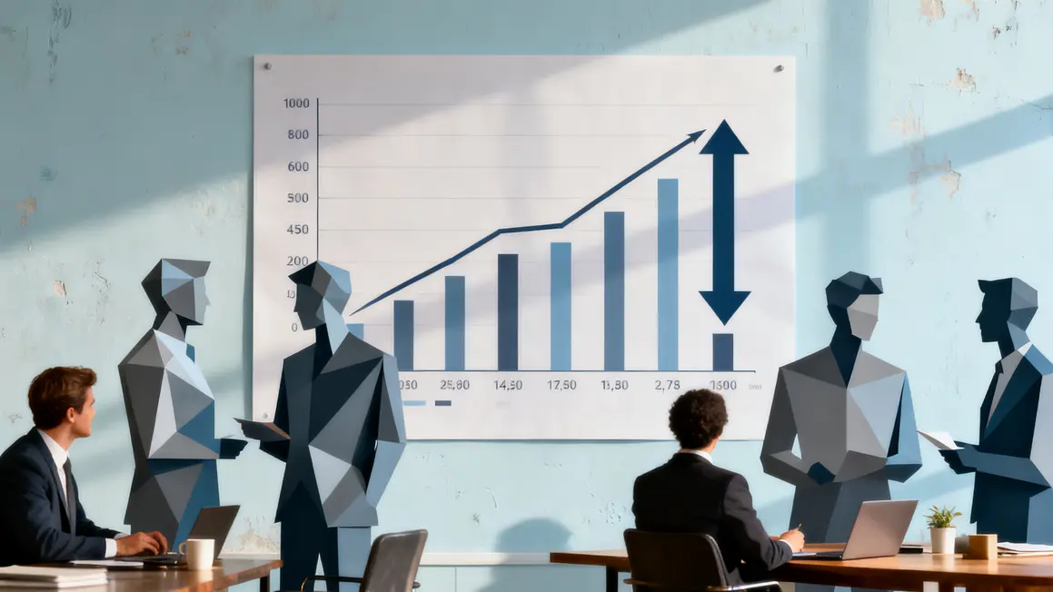 Graphique financier valorisation PME