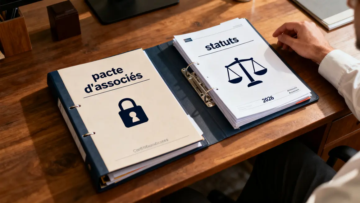 pacte d’associés en 2026 : points clés à connaître 1 infographie pacte d'associés statuts 2026