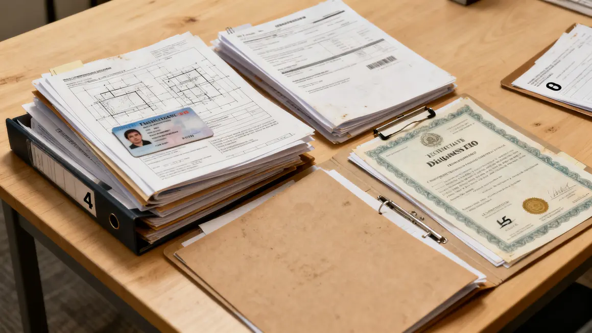 documents essentiels dossier vendeur immobilier sur table