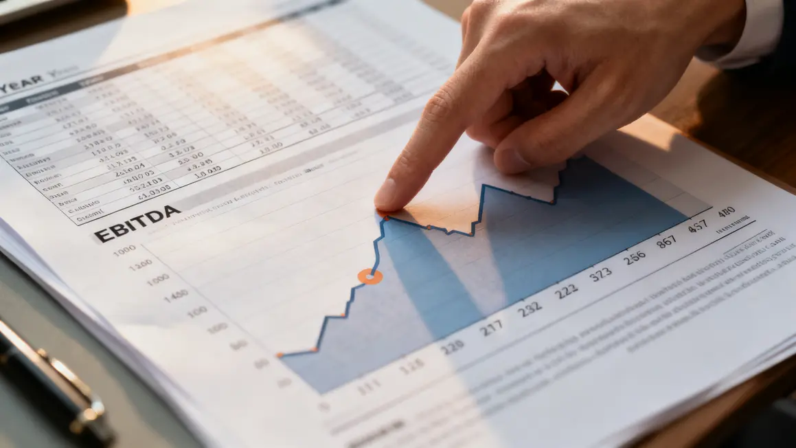 due diligence vendeur graphique EBITDA rentabilite