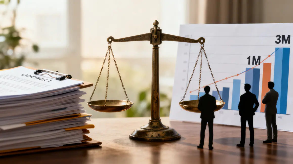 balance dossiers contractuels earn-out graphiques performance