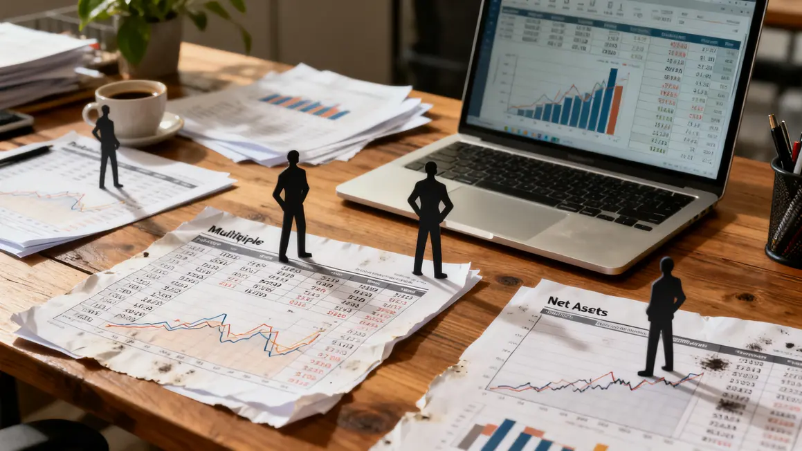 Graphiques valorisation PME méthodes