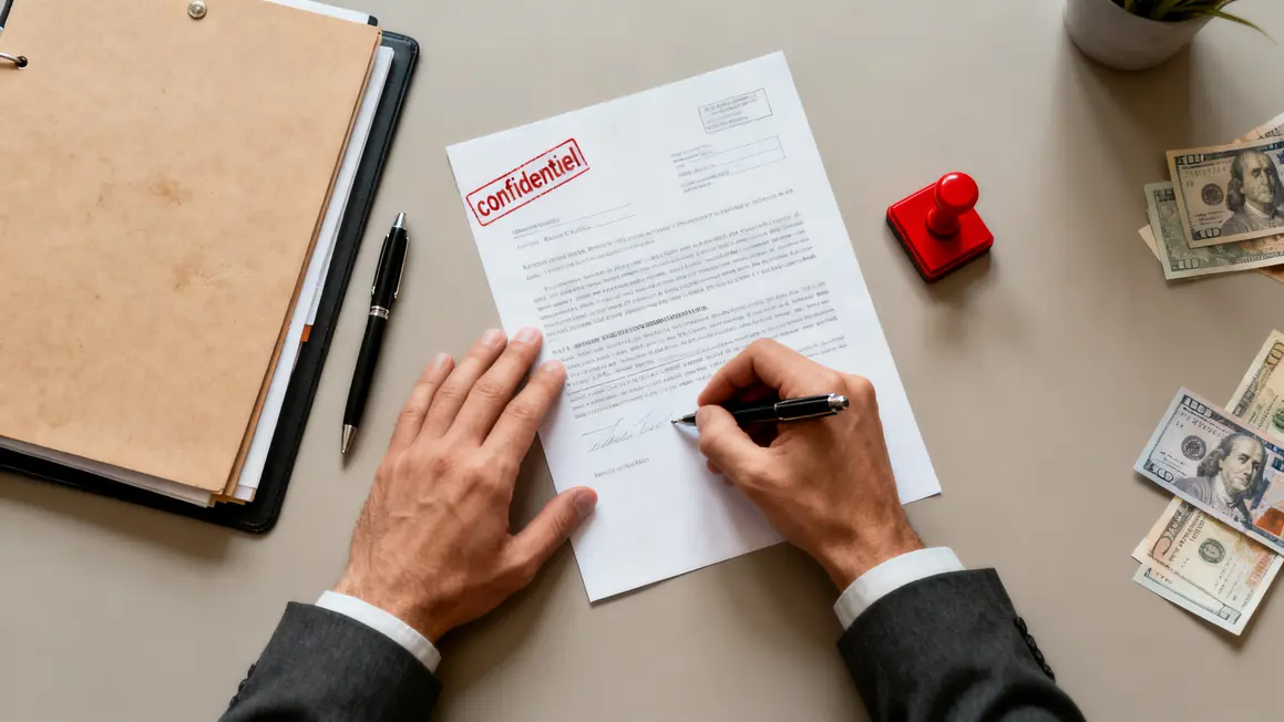 Signature confidentielle lettre intention de reprise