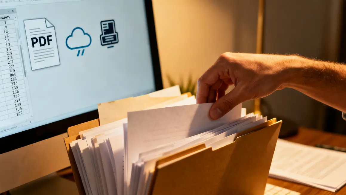 structurer dossier vendeur partage pdf cloud