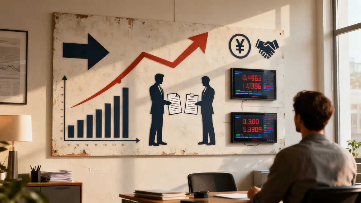 Tableau bureau valorisation PME graphiques silhouettes