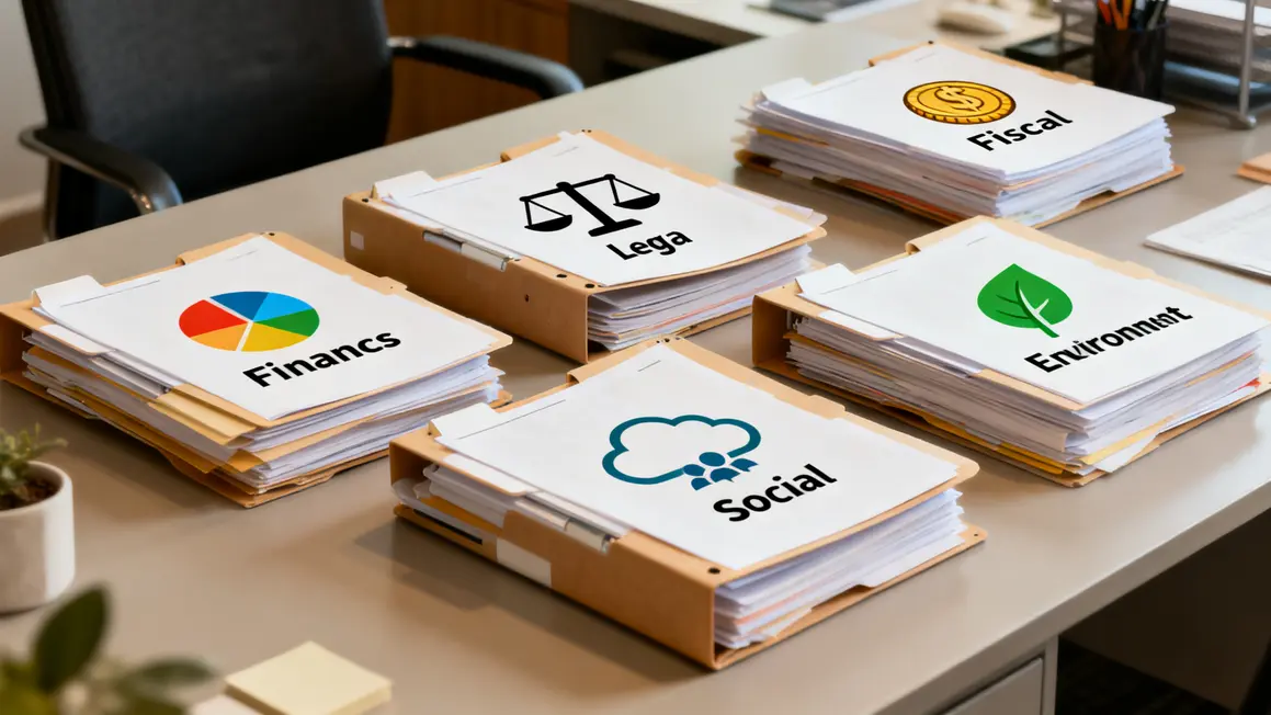Volets de la due diligence vendeur 2026, finances légal fiscal social IT environnement